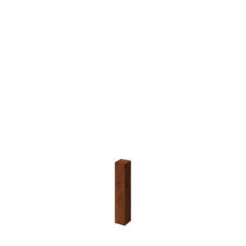 Tvoros stulpas iš corten plieno 60 cm