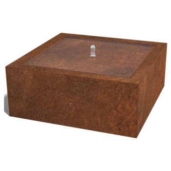 Corten plieno fontanas 100 x 100 x 40 cm