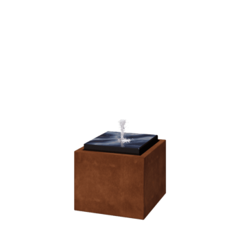 Corten plieno vandens ornamentas 50 x 50 x 40 cm