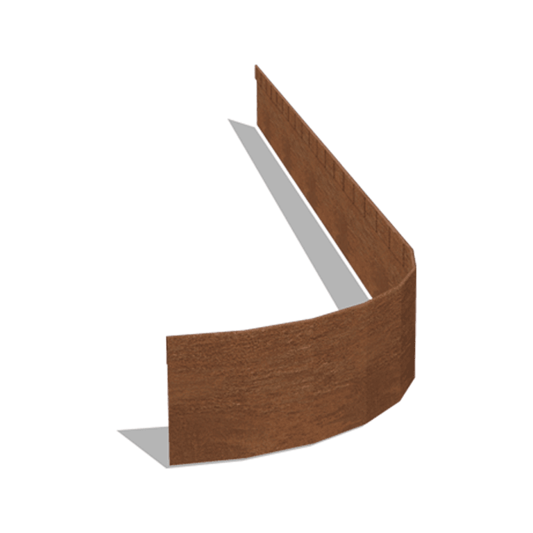 Corten plieno sodo apvadai suplotas FLEX 13 cm (ilgis 150 cm)