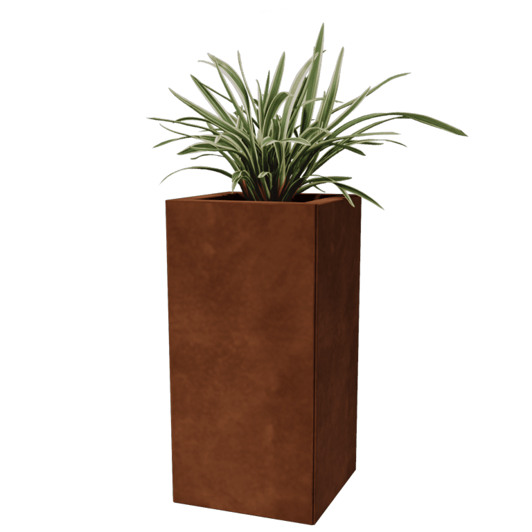Corten plieno lauko vazonas Miami 30 x 30 cm