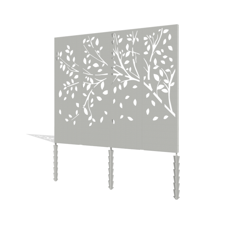Milteliais dengto plieno skydo medžio komplektas 240 x 6 x 190 cm
