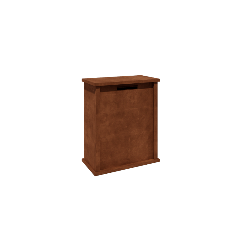 Corten plieno pašto dėžutė - Arizona L - 80 x 40 x 100 cm