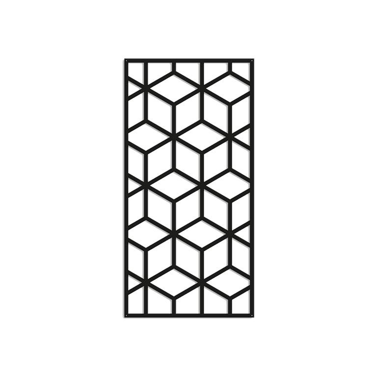 Metalinės sienų dekoracijos Geometrinės figūros 2.0