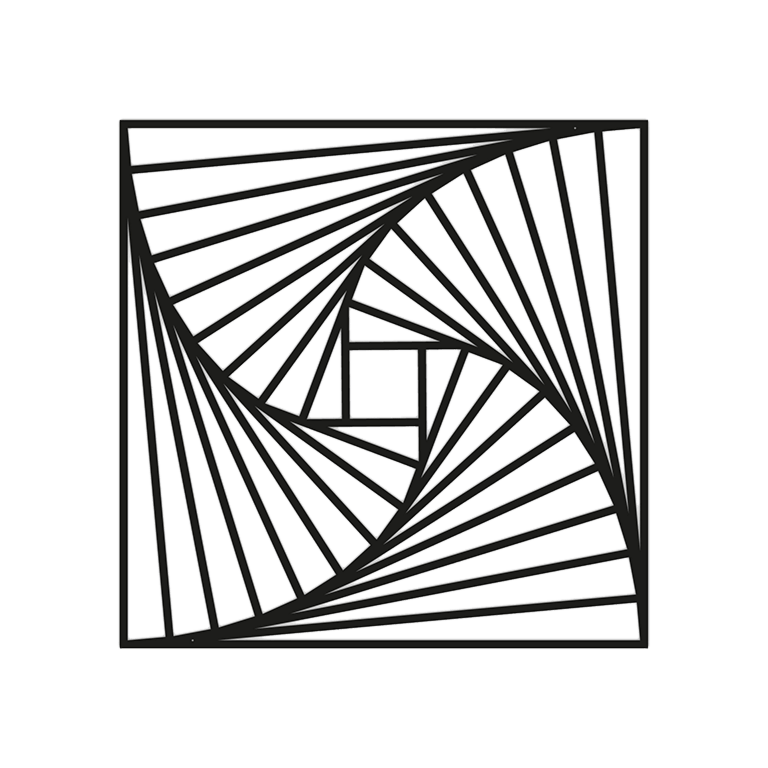 Metalinės sienų dekoracijos Geometrinės figūros 3.0