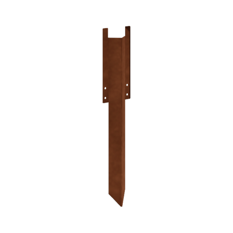 Corten plieno žemės kaištis - Bortelio aukštis 34 / 37,5 cm