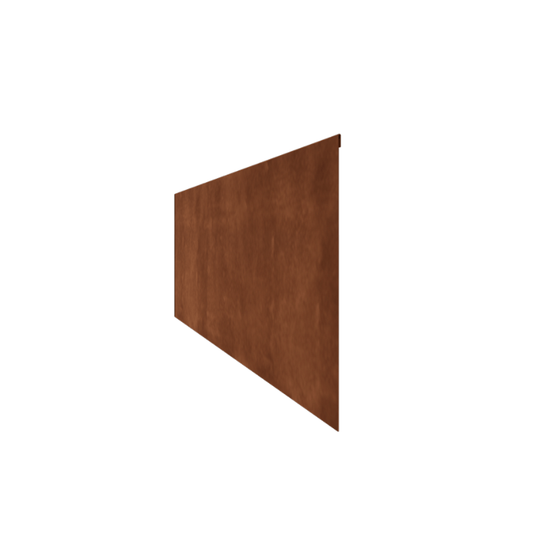 Corten plieno sodo apvadai suplotas 45 cm (ilgis 240 cm)