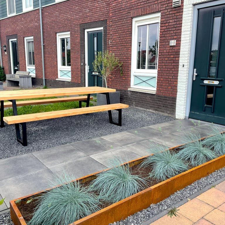 Corten plieno sodo apvadai kampu 22 cm (ilgis 240 cm)