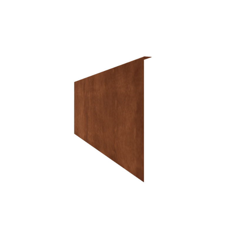 Corten plieno sodo apvadai kampu 45 cm (ilgis 150 cm)