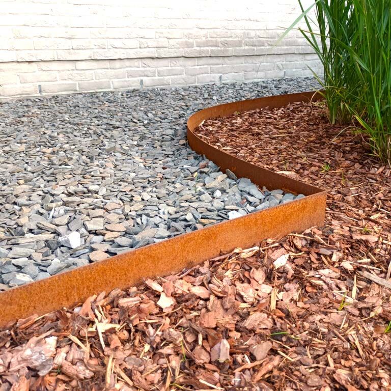 Corten plieno sodo apvadai tiesus 15 cm (ilgis 150 cm)