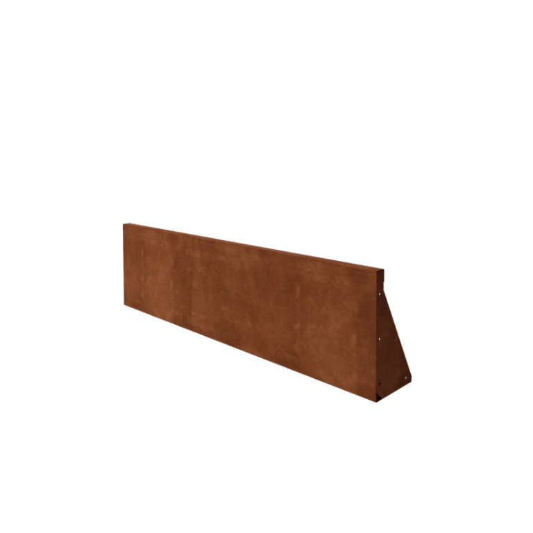 Corten plieno atraminė sienelė - Tiesus - 150 x 40 cm