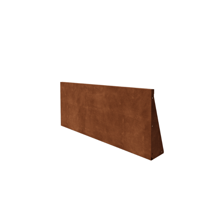 Corten plieno atraminė sienelė tiesus 150 cm (aukštis 60 cm)