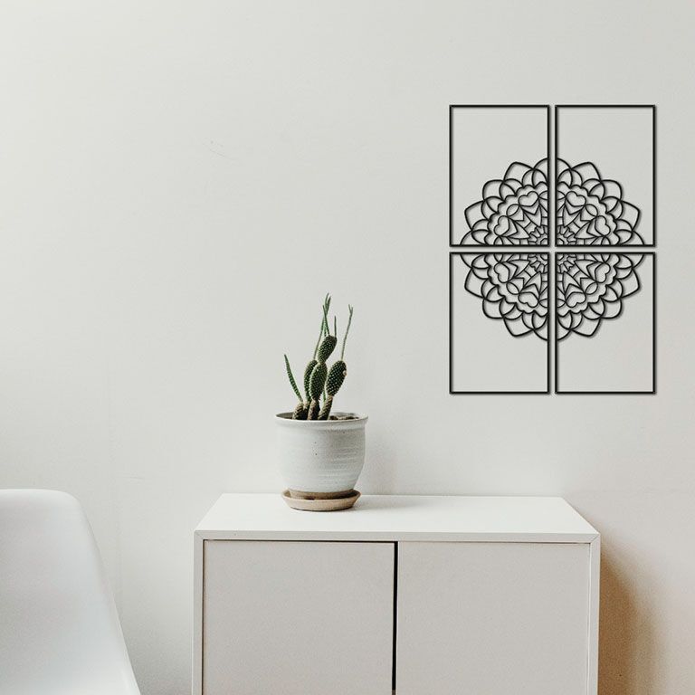 Metalinė sienų dekoracija Mandala *OP=OP