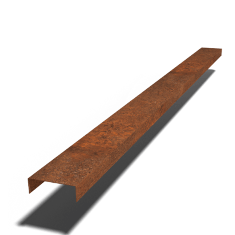 Corten plieno u formos profilis 5 x 15 x 5 cm (ilgis 240 cm)