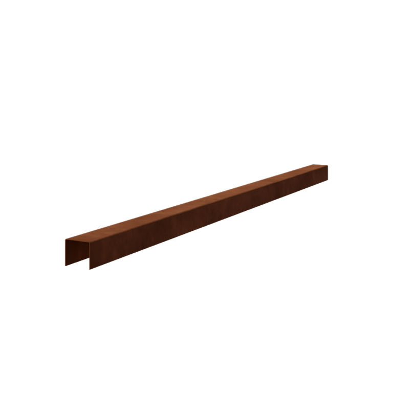 Corten plieno u formos profilis 5 x 5 x 5 cm (ilgis 240 cm)