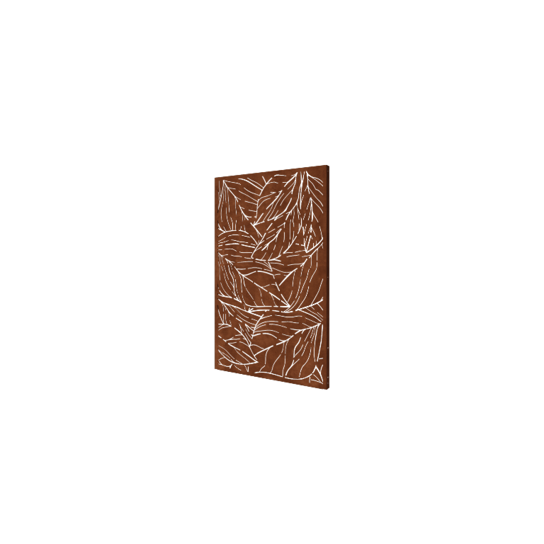 Corten plieno panel - Lapai 1 - 120 x 6 x 190 cm