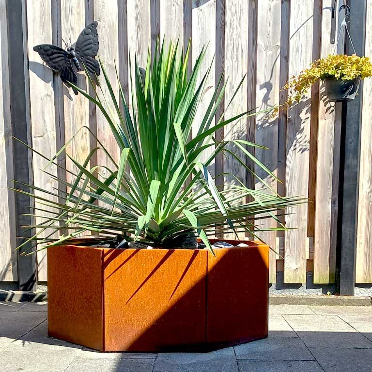 Corten plieno lauko vazonas Chicago 20