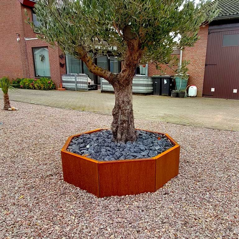 Corten plieno lauko vazonas Chicago 50