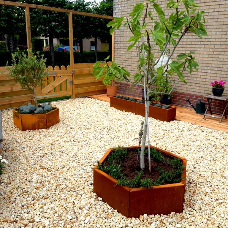 Corten plieno lauko vazonas Denveris 50