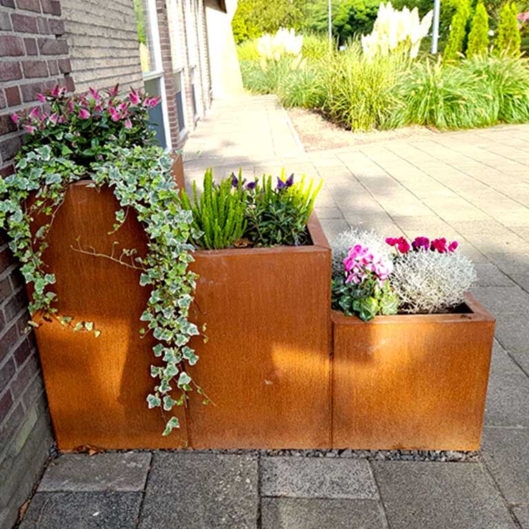 Corten plieno lauko vazonas Majamio specialusis III 40