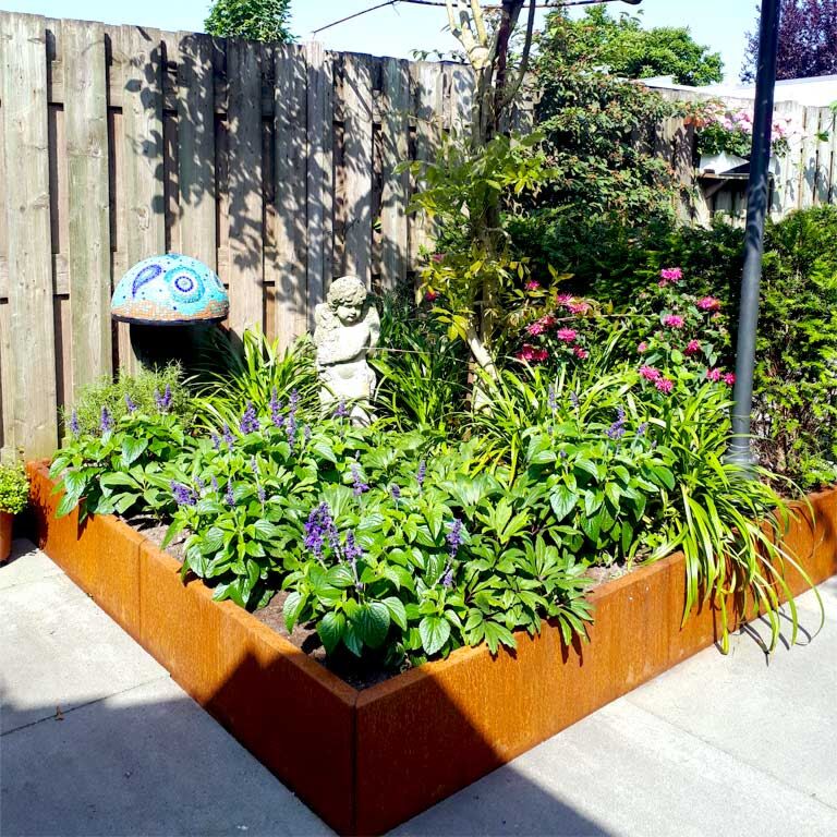 Corten plieno lauko vazonas Miami xxl 180 x 180 cm
