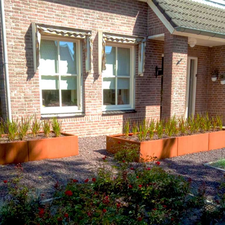 Corten plieno lauko vazonas Texas xxl 300 x 100 cm