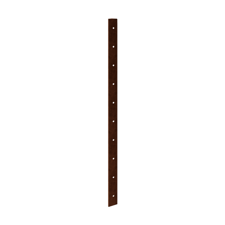 Corten plieno lauko vazonas - Kampinis elementas 45° - 100 cm