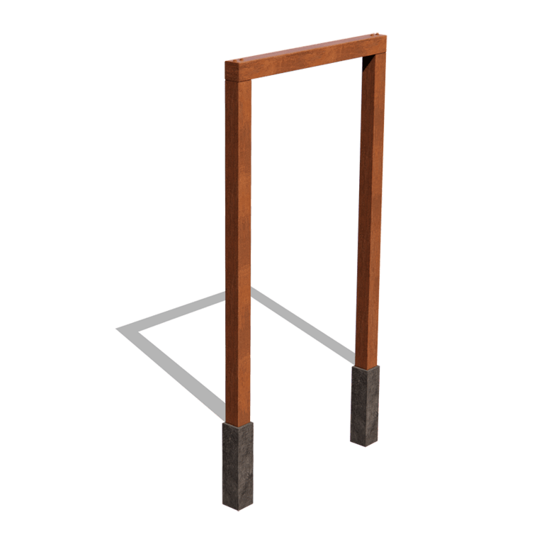 Corten plieno pergola tiesus 150 cm