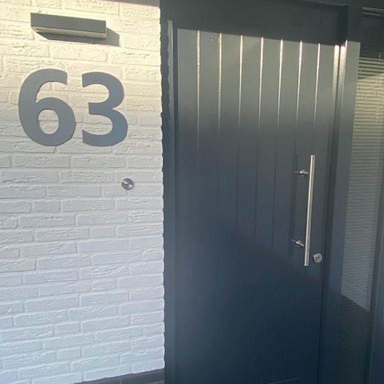 Nerūdijančio plieno namo numeris 6-30 cm