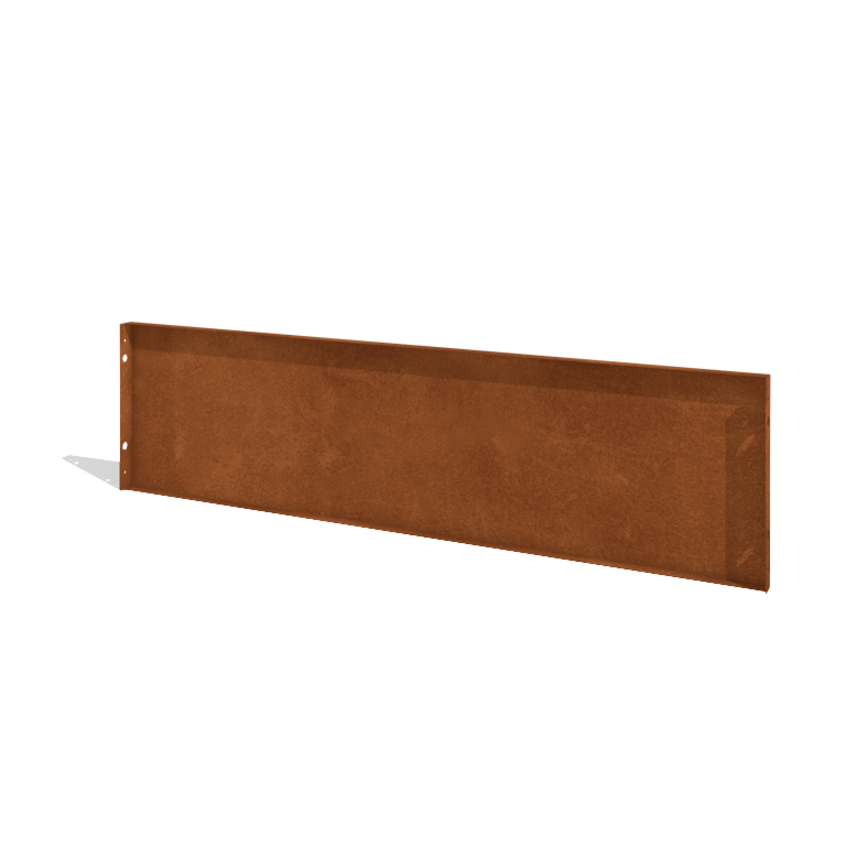 Corten plieno tvora H plokštė 180 x 47,5 cm