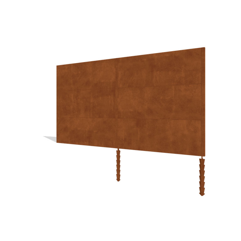 Corten plieno tvora H3 rinkinys 372 cm