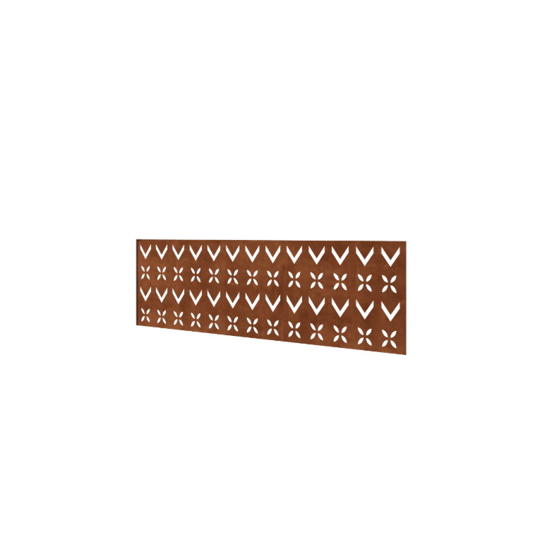 Corten plieno tvora H - Panel V - 180 x 63,3 cm