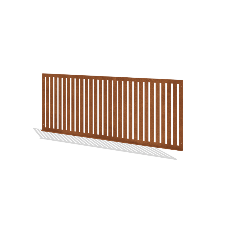 Corten plieno dekoratyvinė tvora S 149 x 60 cm