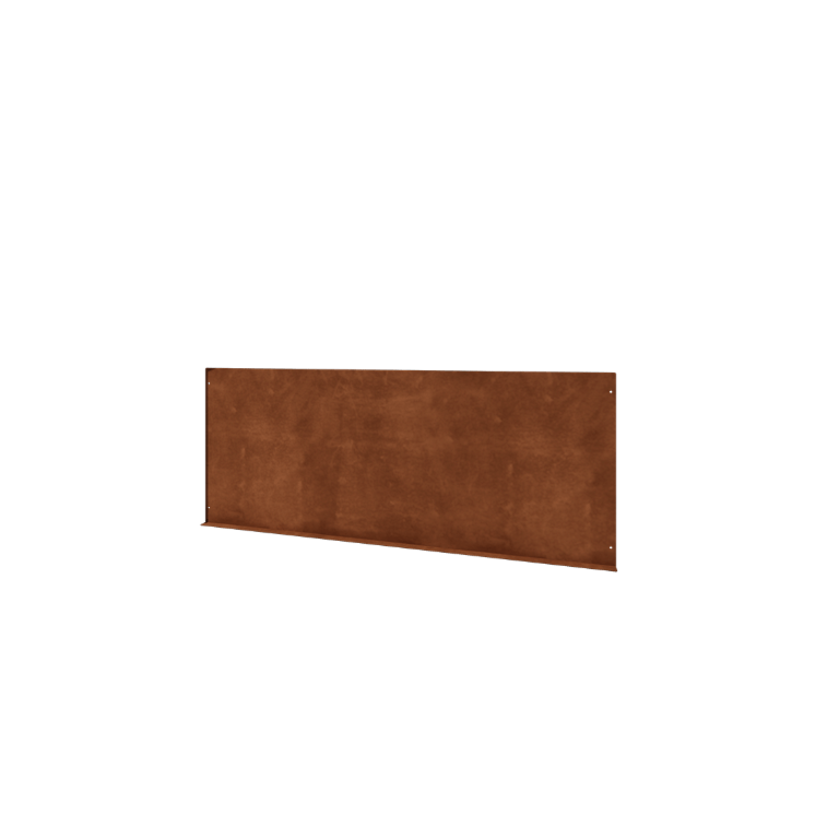 Corten plieno dekoratyvinė tvora V - panel - 149 x 3 x 60 cm