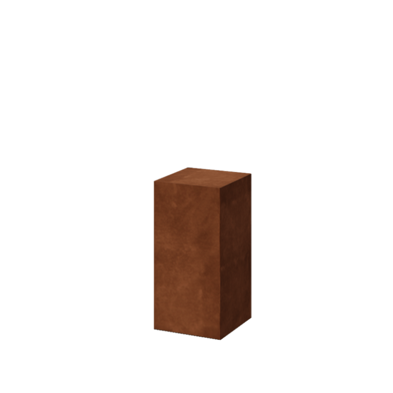 Corten plieno pjedestalas - Ohio - 30 x 30 x 60 cm