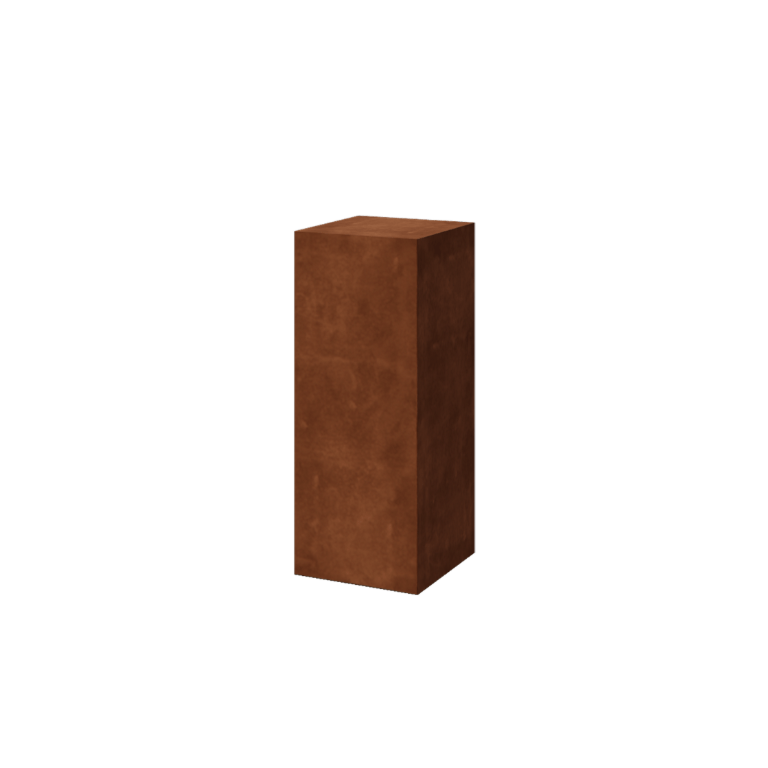 Corten plieno pjedestalas - Ohio - 40 x 40 x 100 cm
