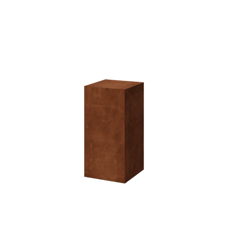 Corten plieno pjedestalas Ohio 40 x 40 x 80 cm