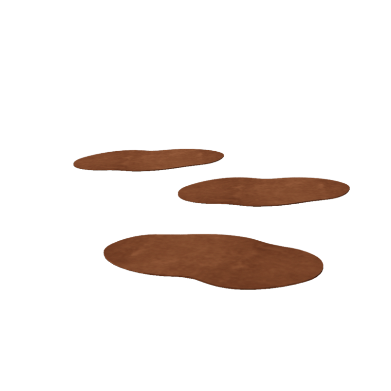 Corten plieno lauko trinkelė - Organinis - 50 x 25 cm