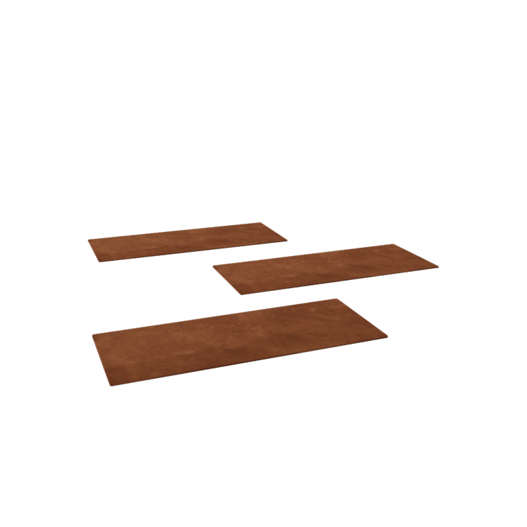 Corten plieno pakopa plytelė Stačiakampis 60 x 25 cm