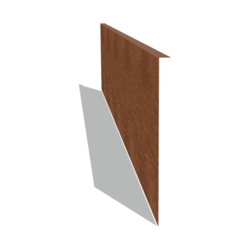 Corten plieno sodo apvadai kampu 45 cm (ilgis 240 cm)