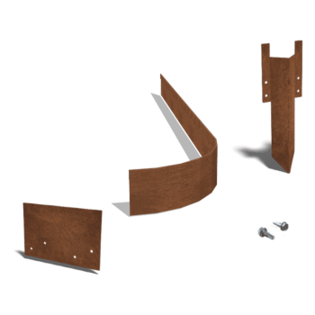 Corten plieno sodo apvadai suplotas FLEX 13 cm komplektas 15 metrų