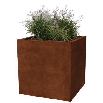 Corten plieno lauko vazonas Miami 70 x 70 cm