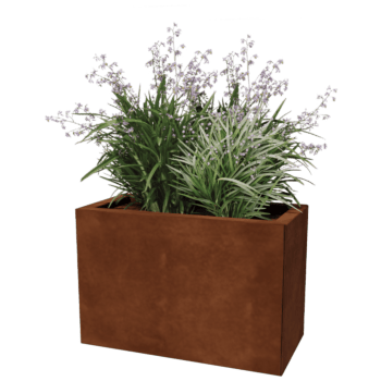 Corten plieno lauko vazonas Texas 30 x 60 cm