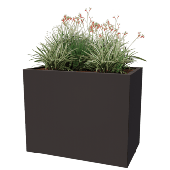 Gepoedercoat staal plantenbak Texas 60 x 100 cm