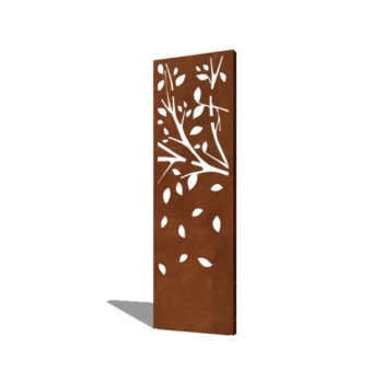 Corten plieno sodo plokštė medis 3 dalis 60 x 6 x 190 cm