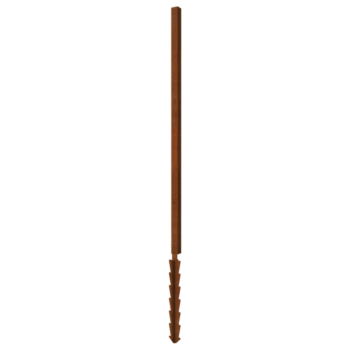 Corten plieno stovas atraminis kaištis 190 x 6 x 6 cm kampas