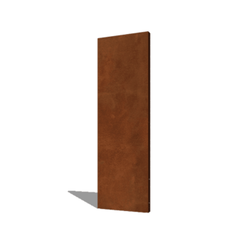 Corten plieno sodo plokštė pagrindas 60 x 6 x 190 cm