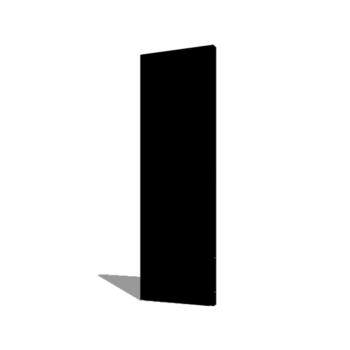 Milteliniu būdu dengtas plieninis skydas pagrindas 60 x 6 x 190 cm