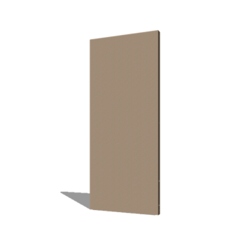 Milteliniu būdu dengtas plieninis skydas pagrindas 80 x 6 x 190 cm