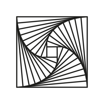 Metalinės sienų dekoracijos Geometrinės figūros 3.0